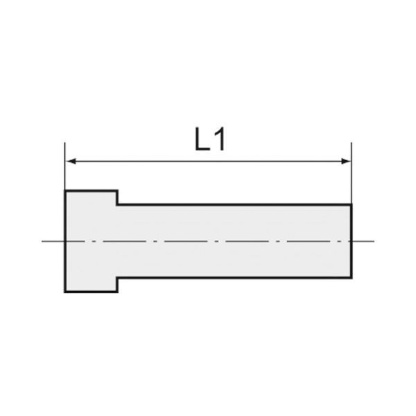 Verschlussstecker »value line«, Steckn. 14 mm,Messing vernickelt Produktbild img2 L