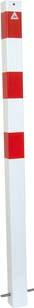 Absperrpfosten rot/weiß H1300xB70xT70 mm ortsfest zum Einbetonieren Schake Produktbild img1 L