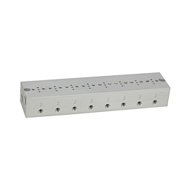 Reihengrundplatte 8-fach, M5 für Mini-Magnetventile 15 mm Produktbild