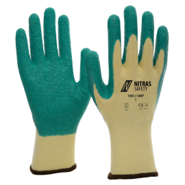 NITRAS GRIP, Latexhandschuhe, gelb / grün, EN 388 Produktbild