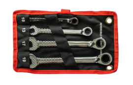 BlueTools Ratschenschlüsselsatz 4-tlg. in Tasche Produktbild