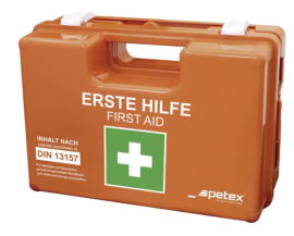 Petex Betriebsverbandkasten PROFI klein nach DIN 13157:2021 orange Produktbild