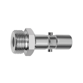 Nippel f. Kuppl. NW 11, schwere Reihe, 2-stufig, Stahl Produktbild
