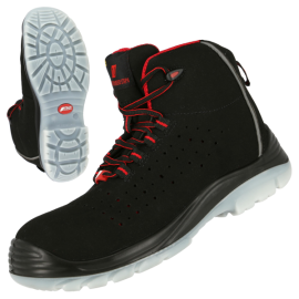 NITRAS MICRO STEP MID, S1 P Sicherheitsstiefel, halbhoch, schwarz, EN ISO 20345, EN 61340-4-3, DGUV Regel 112-191 Produktbild