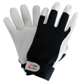 NITRAS DEXTER 1, Mechanikerhandschuhe, grau / schwarz, EN 388 Produktbild