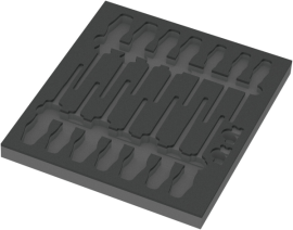 9811 Einlage VDE SD Set 1 leer Wera Nr. 05137311001 Produktbild