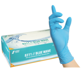 Nitril-Einweghandschuhe Blue Wave Nr. 8311 Produktbild