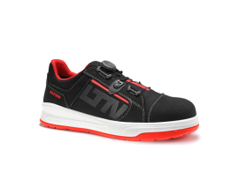 Sicherheitshalbschuh ISAAK XXST BOA® black-red Low ESD S2 Produktbild