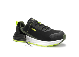 ELTEN Sicherheitshalbschuh LEEVI XXNF black-lime Low ESD S3S Produktbild