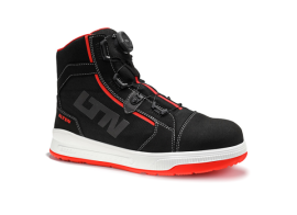 Sicherheitsstiefel ISAAK XXST BOA® black-red Mid ESD S2 Produktbild