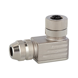 M12-Winkelleitungsdose, 5-polig, mit Schraubklemmen Produktbild