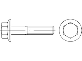 Sechskantschraube mit Flansch MBN 10105 Produktbild