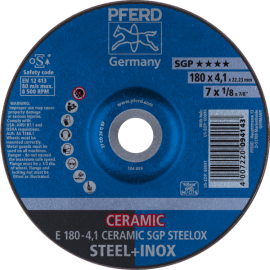 Schruppscheiben E 180-4,1 CERAMIC SGP STEELOX Produktbild