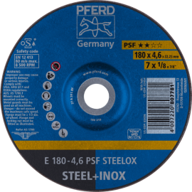 Schruppscheiben E 180-4,6 PSF STEELOX Produktbild