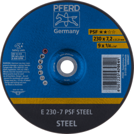 Schruppscheiben E 230-7 PSF STEEL Produktbild