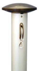 Aluminium-Fahnenmast zyl.D75 mm HüB 7, Produktbild