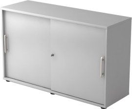 Schiebetürenschrank 1200x400x748 Grau/Grau Produktbild