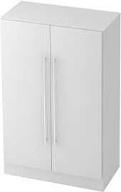 Schrank grau 80x42x127 cm Produktbild