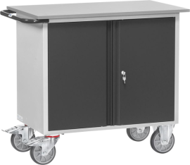 Werkstattwagen B1080xT590xH915mm RAL 7035/7016 1 Schrank Produktbild