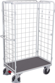 Paket-Dreiwandwagen hoch RAL 7035 sw-600.306/LG Produktbild