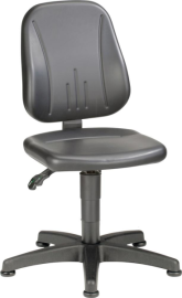 Bimos Arbeitsstuhl 9650-0551 Unitec 1 Sitzhöhe 440-620 mm mit Gleiter, Kunstleder Produktbild