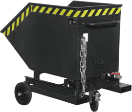 Spänekastenwagen SKW-ET 400 l B900xT1320xH1090 mm RAL7021 Tragkraft 300kg Produktbild