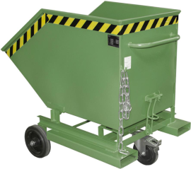 Kastenwagen KW-ET 400 l B900xT1320xH1090 mm RAL6011 Tragkraft 300kg Produktbild
