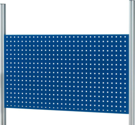 Lochplatte - Höhe 650 mm B1415xT40xH650 mm RAL5010 für System-Stützen Produktbild