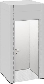 Telefonkabine mit wacoTürRAL 7035/9010 B1230XT1230XH2610mm LED Deckenelement Produktbild