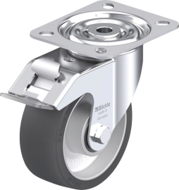 Lenkrolle m. Feststeller Rad-D100mm Gummi LI-ALSI 100 Produktbild