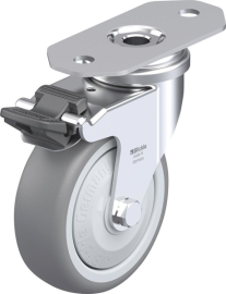 Lenkrolle m. Feststeller Rad-D75mm Gummi LPA-TPA 75KF-291-FI Produktbild