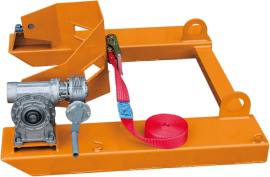 Fass- und Tonnenkipper Kette, Tragkraft 400kg 1 x Fass reinorange RAL 2004 Produktbild