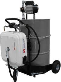 Elektrische Abfüllanlage Pumpmatic EZP 0.5 Basic 3-Rad-Fahrwagen auto. Schlauchaufroller Produktbild
