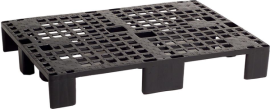 Leichtpalette, schwarz B600xT800xH120 mm Produktbild