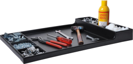 Kunststoff-Ablage mit 7 Fächern, Dosenhalter B600xT575xH62/27 mm Produktbild