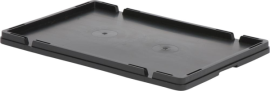 Stülpdeckel schwarz DTK 600, schwarz LA-KA-PE Produktbild