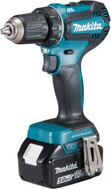Akku Bohrschrauber DDF485RTJ Makita 2x18,0V 5,0 Ah Ladegerät DC18RC MAKPAC Produktbild