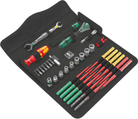 Werkzeugsortiment W2 Wartung 35-teilig in Textilbox Wera Produktbild