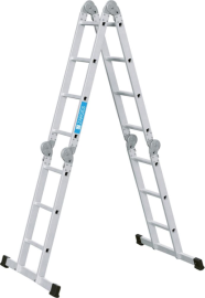 Vielzweckleiter Multitec M 4-teilig, 2x3/2x4Sprossen Produktbild