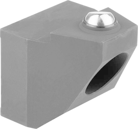 SPANNBACKEN FORM:E UNTERE SPANNBACKE, M.PENDELNDER ABGEFL.KUGEL, H1=32,8, EINSATZSTAHL Produktbild