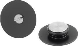 KIPP Abdeckungen Aluminium für Bohrungen und Schraubenköpfe mit Innensechskant Produktbild