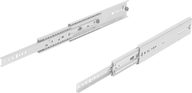 KIPP Teleskopschienen Stahl für Seitenmontage, Vollauszug, Tragkraft bis 160 kg Produktbild