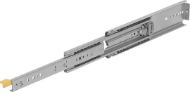 KIPP Teleskopschienen Stahl für Seitenmontage, Vollauszug, Tragkraft bis 272 kg, Form A, links Produktbild