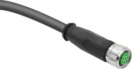 KIPP Steckverbinder M8x1 Buchse mit Schraubverriegelung ungeschirmt, Form A, Buchse gerade Produktbild