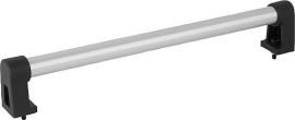 KIPP Rohrgriffe Aluminium mit Kunststoff-Griffschenkel, Form A Produktbild