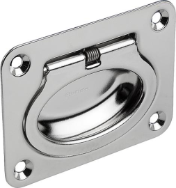 SCHALENGRIFF KLAPPBAR, ANSCHRAUBBAR, L1=75, L=63, H=58, FORM:B ECKIG, EDELSTAHL Produktbild