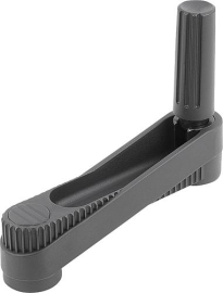 KIPP Handkurbeln mit Zylindergriff umlegbar, Passbohrung ohne Nut Produktbild