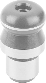 AUFNAHMEBOLZEN INNENGEWINDE EINSEITIG GR.1 C=10, A=10, G=M03, FORM:B ABGESETZT MIT KUGELANSATZ, WERKZEUGSTAHL Produktbild