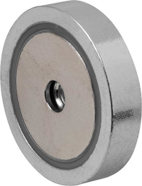 KIPP Magnete mit Innengewinde (Flachgreifer) aus NdFeB Produktbild
