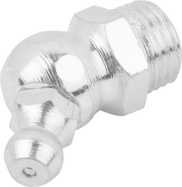 KIPP Schmiernippel Kegelform nach DIN 71412, Form B, abgewinkelt 45°, Sechskant Produktbild
